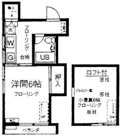 吉田コーポの物件間取画像